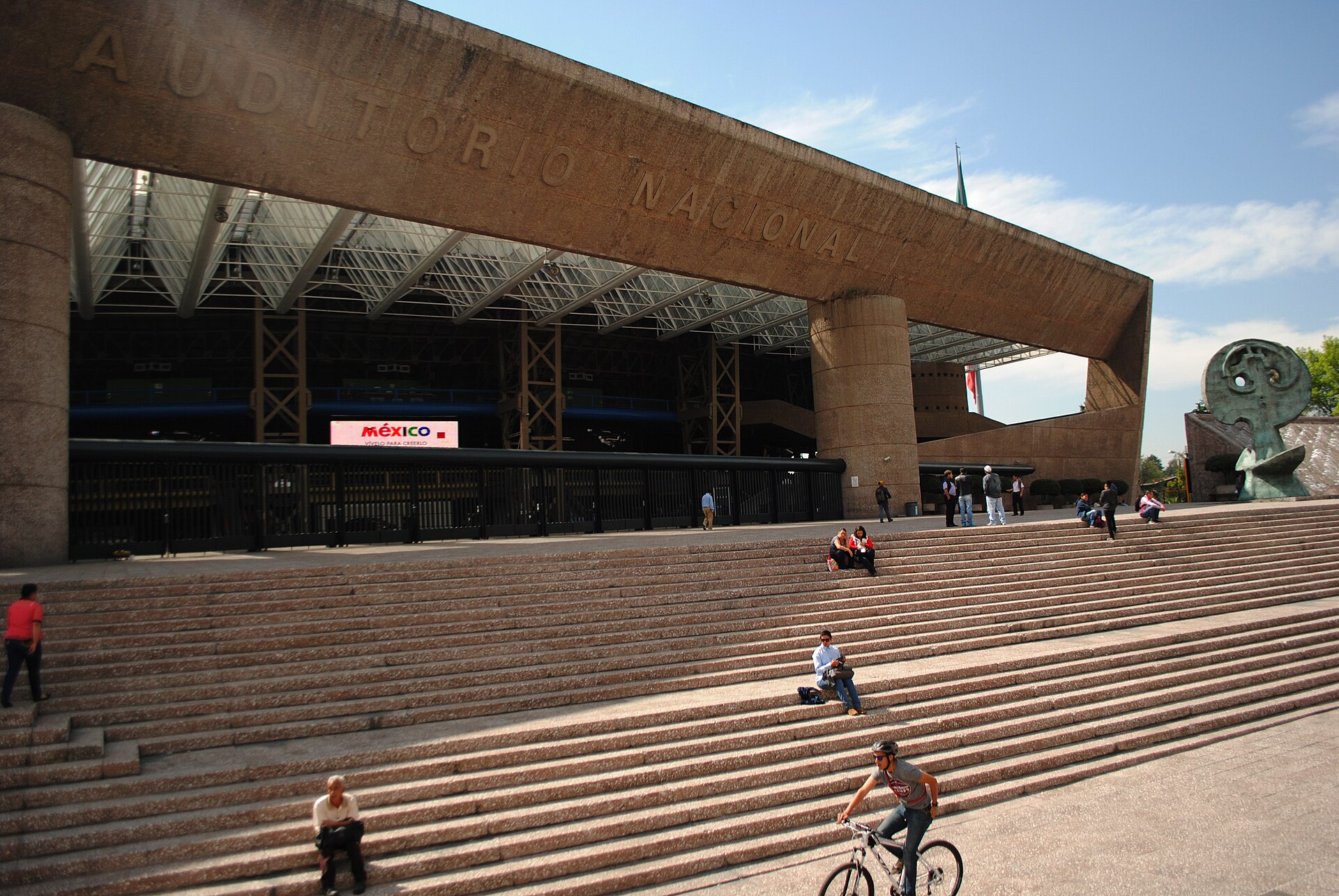 Fachada del Auditorio Nacional, Ciudad de México