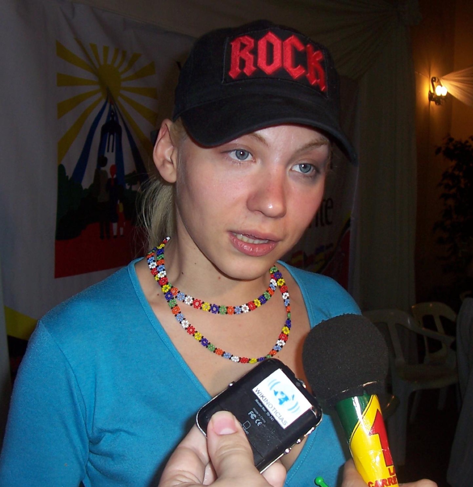Lourdes Fernández, de Bandana, en una entrevista