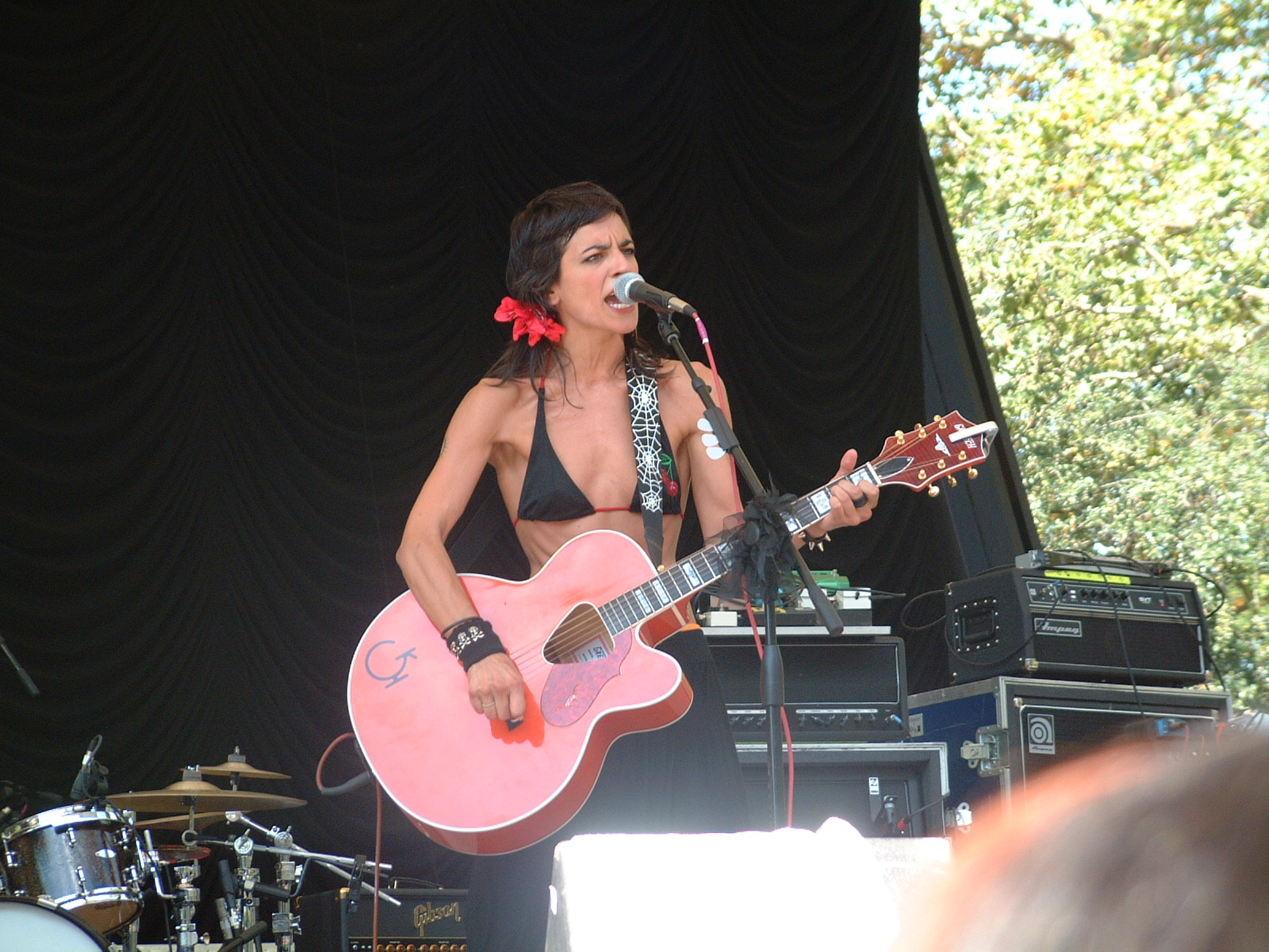 Bebe en SummerStage, Nueva York, 2005, un año después de Pafuera Telarañas