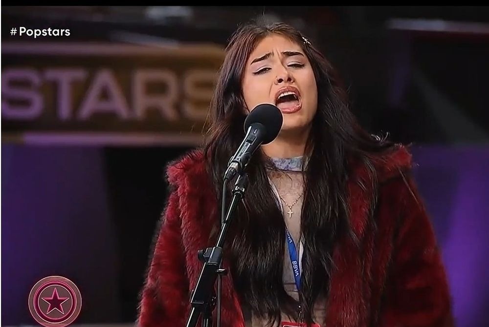 Florencia Gutiérrez, Bhae, cantando en Popstars