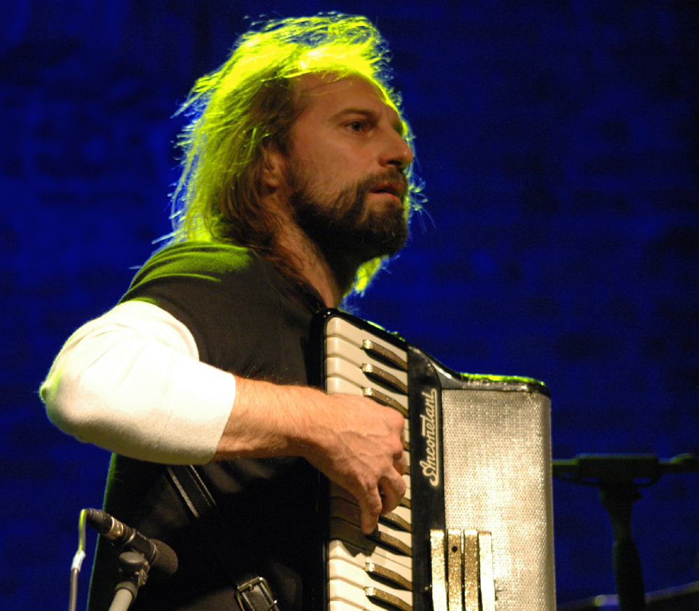 Chango Spasiuk con el acordeón, Varsovia, 2009
