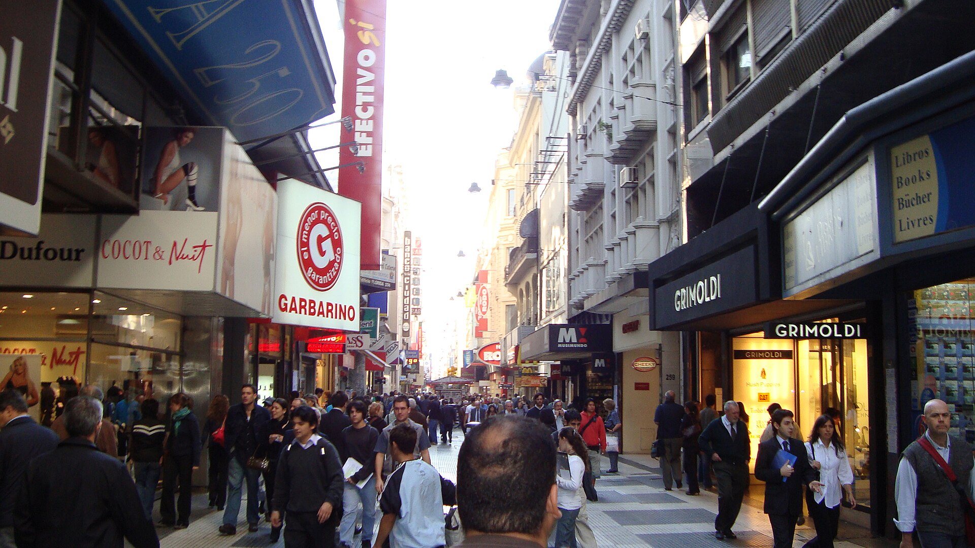 Calle Florida, peatonal del centro de Buenos Aires