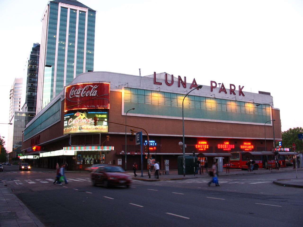 Estadio Luna Park, en el centro de Buenos Aires