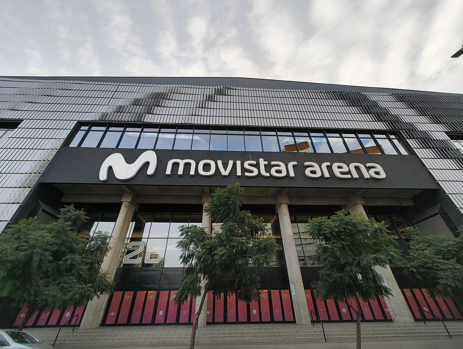Fachada del Movistar Arena, Villa Crespo, Buenos Aires