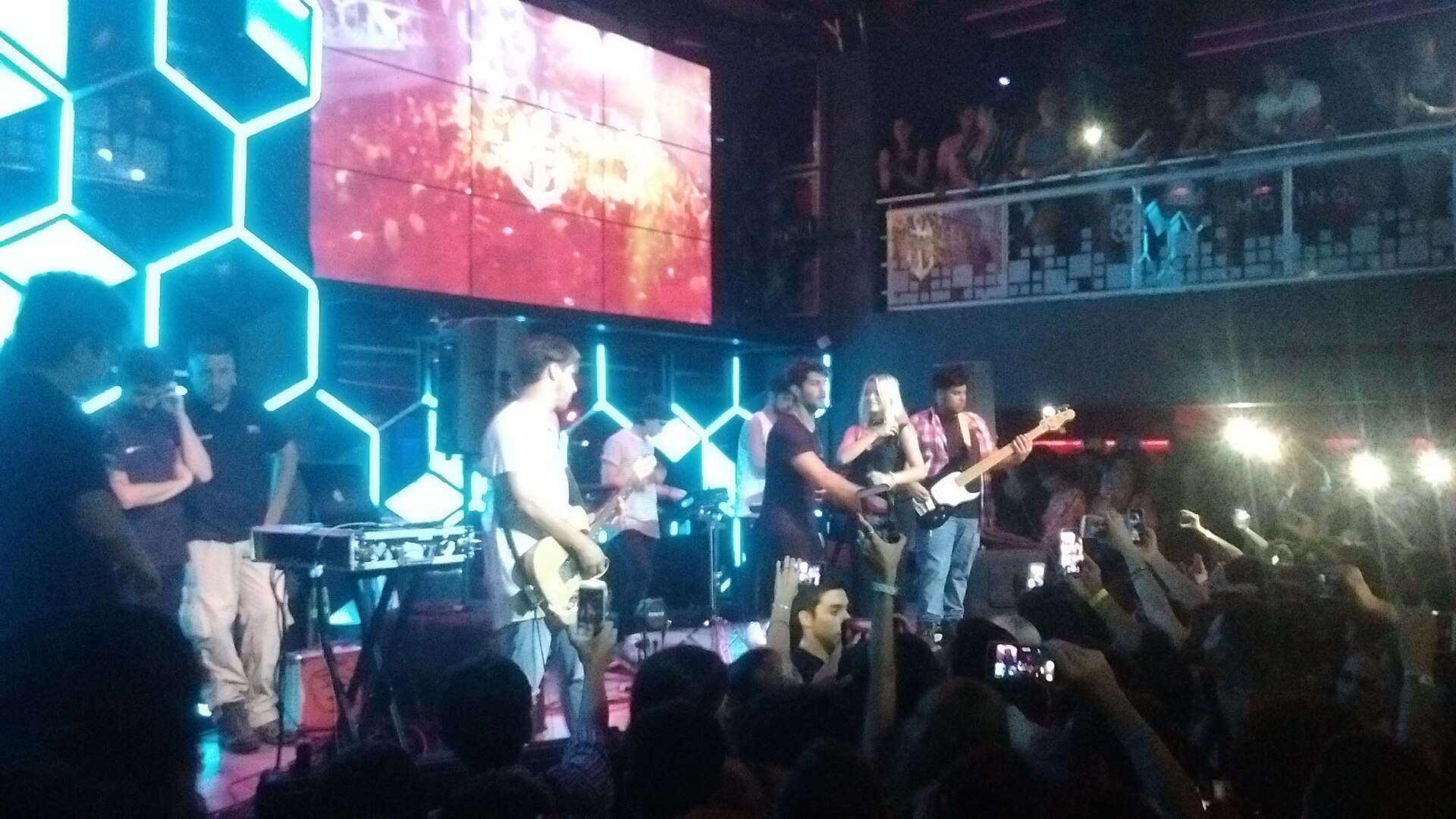 Rombai, la banda uruguaya de cumbia pop, en Carlos Paz, 2017